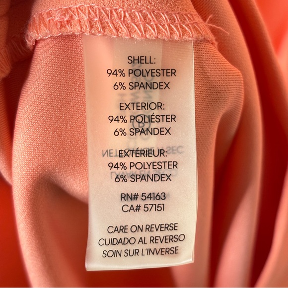 Calvin Klein Coral Capelet Sheath Dress Size 8 - Picture 8 of 10